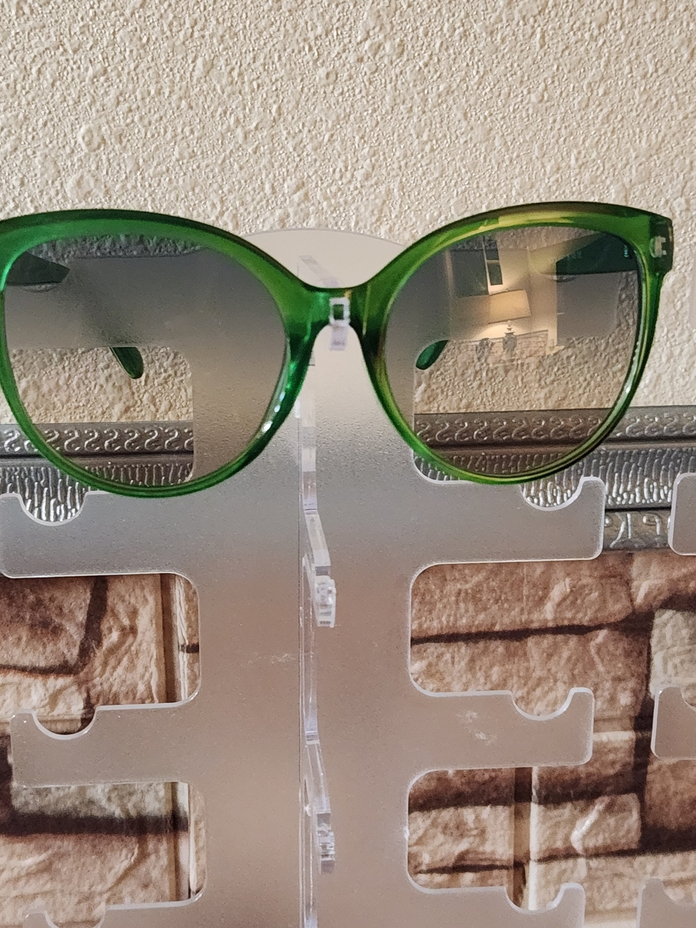 Fashion Green Round Women's Sunglasses